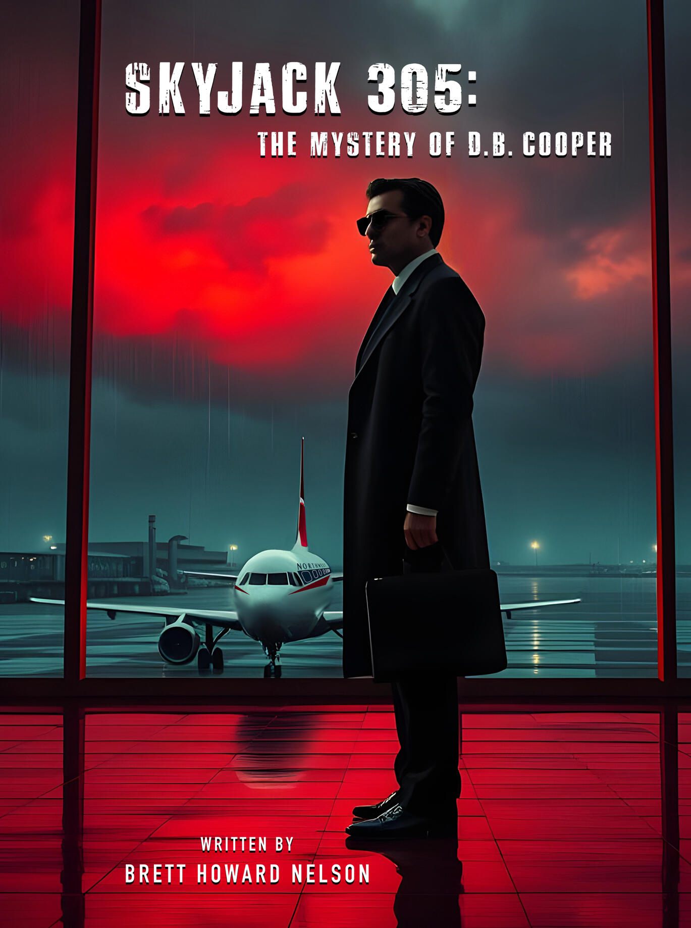 Skyjack 305: The Mystery of D.B. Cooper thriller screenplay poster.