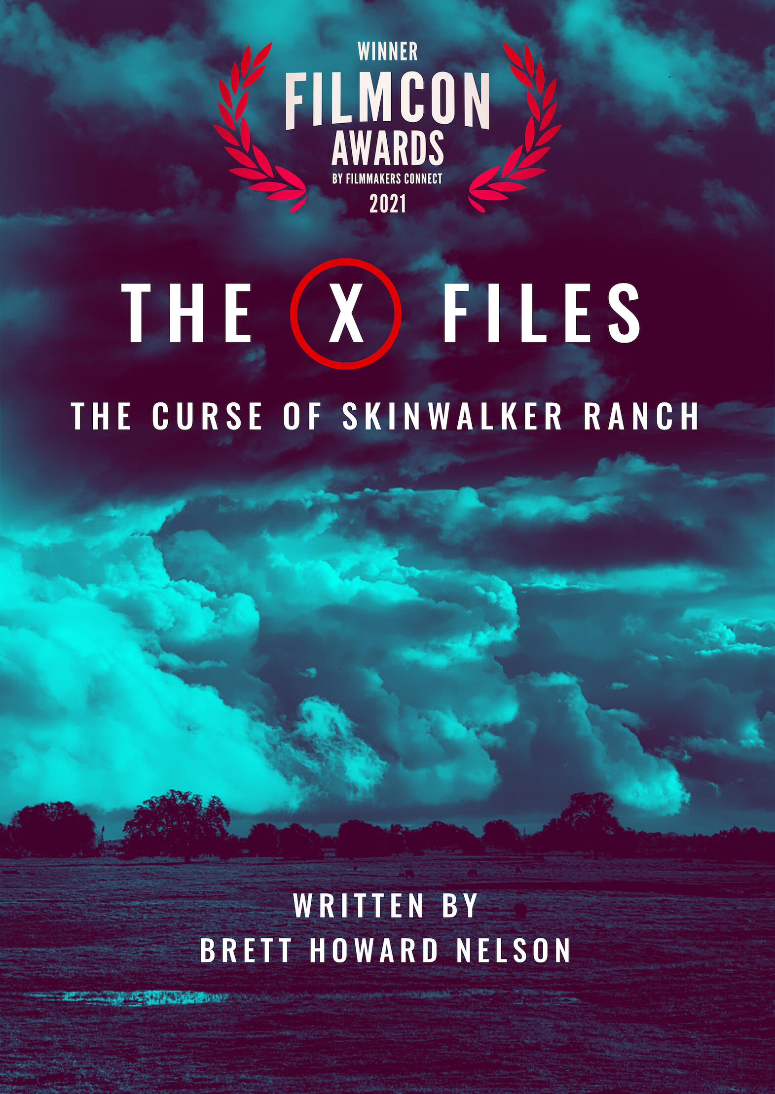 THE X-FILES: THE CURSE OF SKINWALKER RANCH The X-Files: The Curse of Skinwalker Ranch horror short script laurel poster.